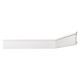 BATTISCOPA DECORATIVO SERIE 'LUXSTYL' mod. 'L12515' - mm 15 x 125 x 2 mt (PZ 11)