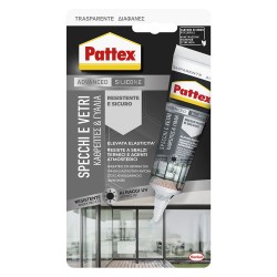 SILICONE NEUTRO 'PATTEX VETRI' trasparente - ml 50 (PZ 1)