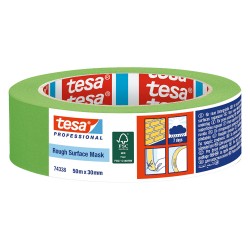 NASTRO PER MASCHERATURA 'ROUGH SURFACE MASK 74338' mm 30 x mt. 50 - colore verde (PZ 10)