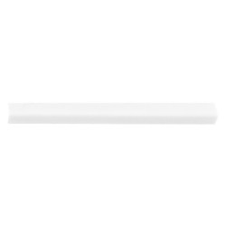 PARASPIGOLO ORNAMENTALE LISCIO 1 x 1 x 290 cm - bianco (PZ 10)