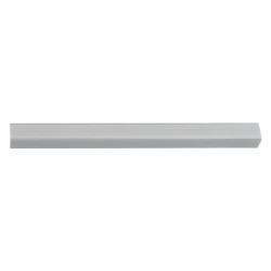 PARASPIGOLO ORNAMENTALE LISCIO 1 x 1 x 290 cm - alluminio (PZ 10)