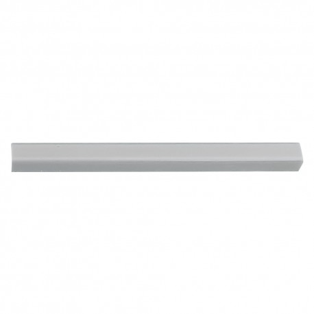 PARASPIGOLO ORNAMENTALE LISCIO 1 x 1 x 290 cm - alluminio (PZ 10)
