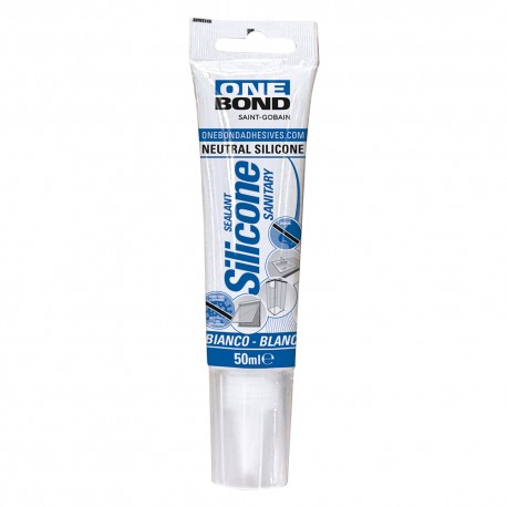 SILICONE NEUTRO 'SANITARY' tubetto - ml 50 bianco (PZ 1)