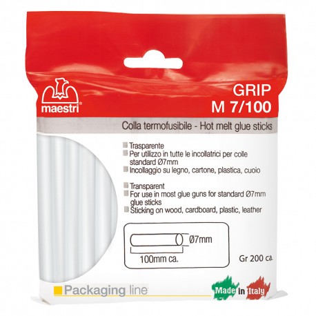 COLLA TERMOFUSIBILE lung. mm 100 - Ã˜ mm 7 cf. 200 gr. (CF 1)