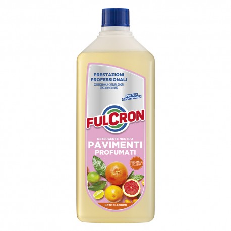 DETERGENTE NEUTRO PER MULTIPAVIMENTI 'FULCRON' lt. 1 - agrumi (PZ 1)
