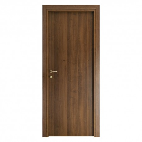 PORTA BATTENTE 'GINEVRA' cm 80 x 210 (88 x 214) - col. micro noce (PZ 1)