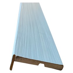 COPRIPROFILO LAMINATO LISCIO col. acero neve (PZ 1)