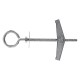 ANCORA A SOFFITTO ACCIAIO OCCHIOLO CHIUSO KDO4 M4 x 65 mm (PZ 50)