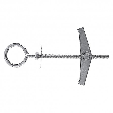 ANCORA A SOFFITTO ACCIAIO OCCHIOLO CHIUSO KDO4 M4 x 65 mm (PZ 50)