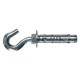 TASSELLO ACCIAIO CON GANCIO 'TA M-G' TA M 8G Ã˜ 12 x 84 mm - M8 x 80 (PZ 50)