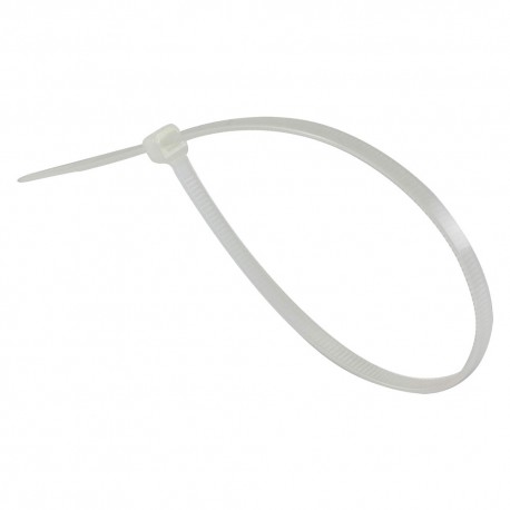 FASCETTA A STRAPPO PER CABLAGGIO mm 3,6 x 370 - bianco (CF 1)