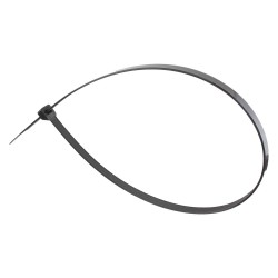 FASCETTA A STRAPPO PER CABLAGGIO mm 4,5 x 200 - nero (CF 1)