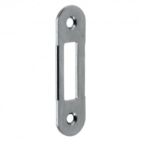CONTROPIASTRA PER SERRATURA 'PATENT CENTRO' B.T. cromo opaco - interasse 90 mm (PZ 1)