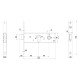 SERRATURA MECCANICA DA FASCIA 875 E58-1 mand.fr.22/int.48 mm. (PZ 1)