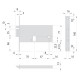 SERRATURA ELETTRICA DA INFILARE PER ALLUMINIO ART. 14450/14451 14450 E70 fr.mm 16/int.mm 67 (PZ 1)