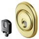 DEFENDER MAGNETICO PER SERRATURE ATRA 'MAG 3G 3M' pvd ottone (PZ 1)