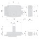 SERRATURA ELETTRICA DA APPLICARE PER FERRO ART. 11721 E 60 Dx (PZ 1)