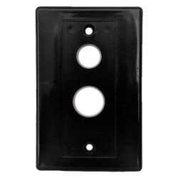 PLACCA PER ARGANO A FUNE colore nero (PZ 1)