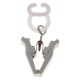 SCORREVOLE CON PINZETTA colore bianco (PZ 250)