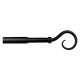 SCORRITENDA 'MINI KIT FERRO' mod. 'Ricciolo' col. nero (PZ 1)