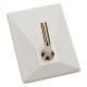 APPENDITUTTO ADESIVO 'SQUADRATO NEW' 1 posto - colore bianco (PZ 100)