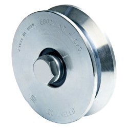 RUOTA PER CANCELLI GOLA A 'Y' ART. 307Y Ã˜ 157 - portata 575 kg (PZ 1)