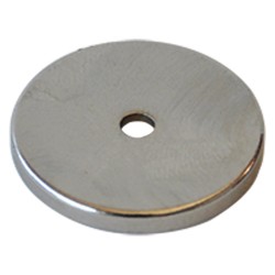 BOTTONE MAGNETICO CON FORO SVASATO Ã˜ mm 20 - forza 10 kg (PZ 10)