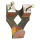 GANCIO 'X' N 3 - H 31 x 23 - c/spillo pz 5 (CF 15)