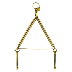 GANCIO A MOLLA APPENDIPIATTI N. 3 cf. 1 pz - Ã˜ 22 a 33 mm (BL 10)
