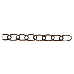 CATENA ORNAMENTALE OVALE 30 mt - bronzata (CF 1)