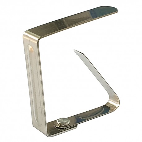 FERMATOVAGLIA A MOLLA mm 60 x 65 inox (PZ 30)