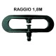 SPRUZZATORE A FARFALLA Ã¸ 1,5 - portata 100l/h -raggio 1,8m (PZ 100)