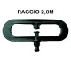 SPRUZZATORE A FARFALLA Ã¸ 2 - portata 150 l/h - raggio 2,0m (PZ 100)