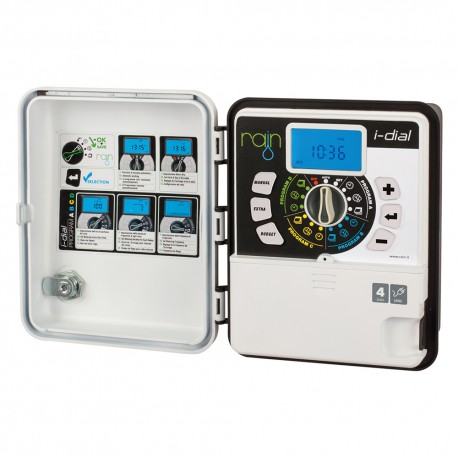 CENTRALINA PER IRRIGAZIONE RAIN 'I-DIAL' 8 stazioni - 24 volt (PZ 1)