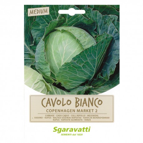 SEMI PER ORTAGGI E VEGETALI cavolo cappuccio Copenhagen Market (PZ 20)