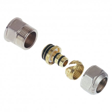 RACCORDO A STRINGERE DIRITTO 'ART. 532 / 542' 'art.532' - 16 x 3/4 - femmina (PZ 1)