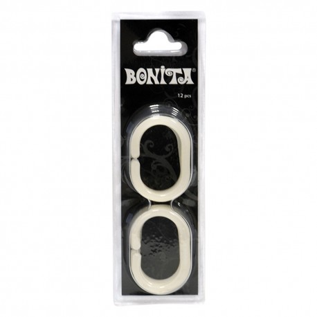 ANELLI PER TENDA DOCCIA cf. 12 pz (CF 1)