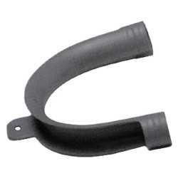 GANCIO SUPPORTO AD 'U' PER TUBO LAVATRICE piagatura a 180 Â° (PZ 1)