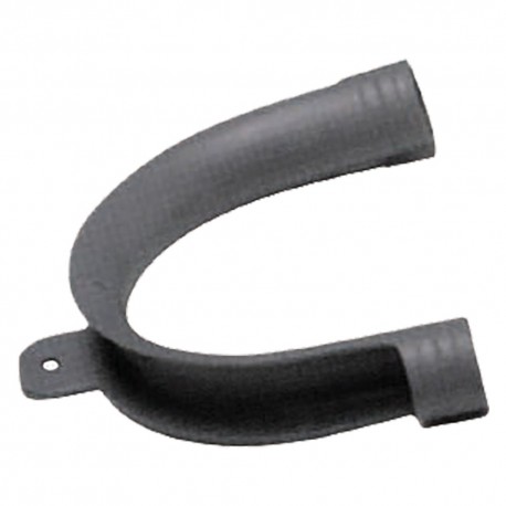 GANCIO SUPPORTO AD 'U' PER TUBO LAVATRICE piagatura a 180 Â° (PZ 1)