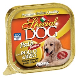 ALIMENTO PER CANI 'PATE SPECIAL DOG JUNIOR' pollo e riso - gr 150 (PZ 24)