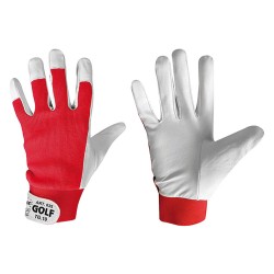 GUANTI PELLE FIORE CAPRINO 'BALL' Tg. 10 (XL) rosso (CP 12)