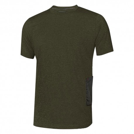 MAGLIA A GIROCOLLO 'ROAD' taglia XXL - dark green (PZ 1)