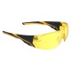OCCHIALI DA LAVORO 'FLASH HIGH VISIBILITY' lente gialla policarbonato - UV400 (PZ 1)