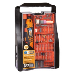 TRAPANO MINI MULTIFUNZIONE IN KIT 135 W - c/ 357 accessori (CF 1)