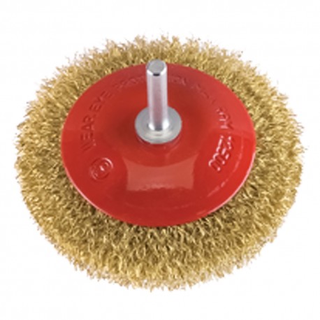 SPAZZOLA CIRCOLARE CONICA Ã˜ mm 90 - gambo mm 6 (BL 1)