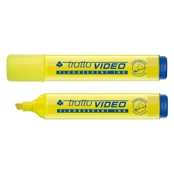 EVIDENZIATORE 'TRATTO VIDEO' giallo - 12 pezzi (CF 1)