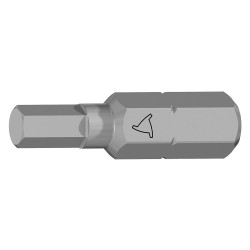 INSERTI IMPRONTA ESAGONALE mm 3 x 25 - cf.10 pz (CF 1)