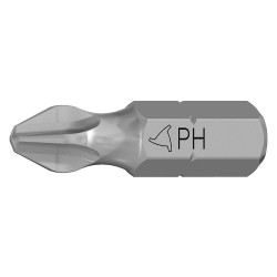 INSERTI PER VITI IMPRONTA PHILLIPS PH 3 x 25 mm - cf.10 pz (CF 1)
