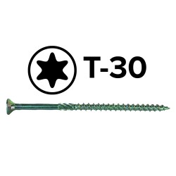 VITE PER LEGNO TSP 'PROFESSIONALE' mm 6 x 200 - Torx T-30 (PZ 100)