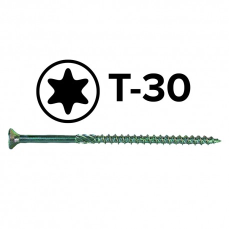 VITE PER LEGNO TSP 'PROFESSIONALE' mm 6 x 200 - Torx T-30 (PZ 100)
